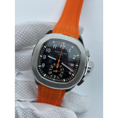 (국내발송1점 )파텍필립 아쿠아넛 크로노 그레이다이얼 오렌지러버