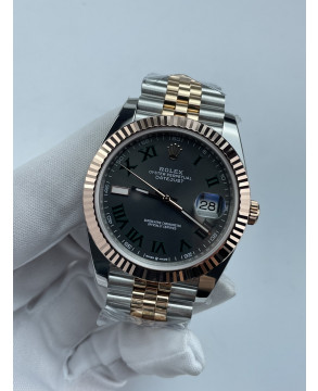 (준비완료/특급배송)NO.3525/롤렉스 데이저스트 126331 41미리 로즈골드 콤비 윔블던 QP공장