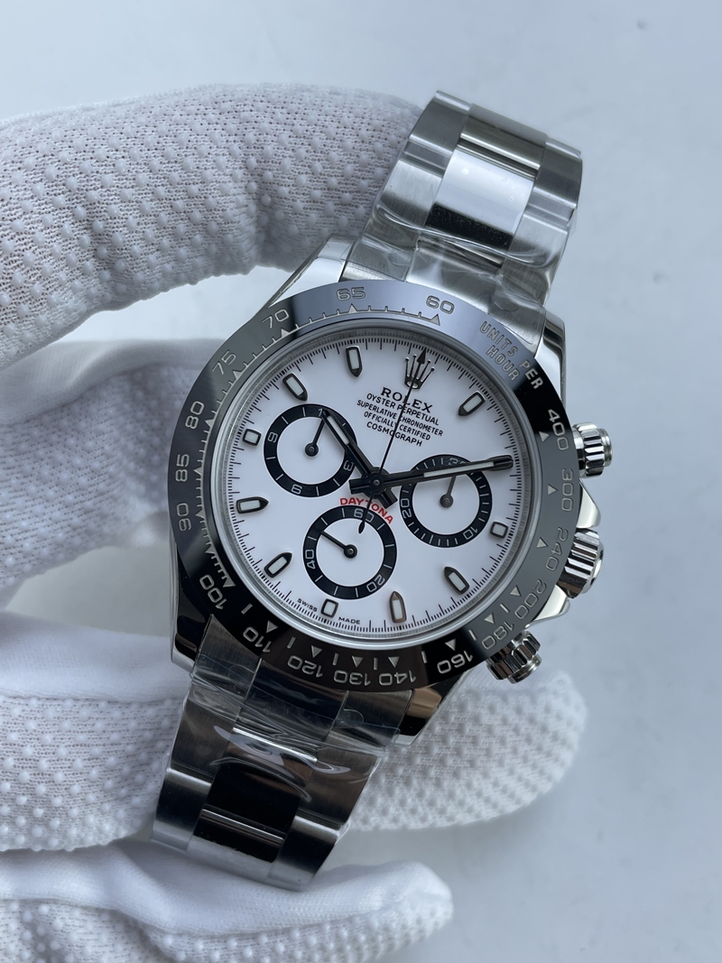 (준비완료/특급배송)NO.3711/초특급 갓성비 데이토나 스틸 세라믹베젤 화이트